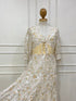 Women Lacey Patch Work Floral Printed Layer Sundress